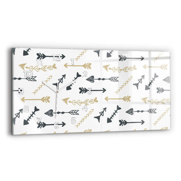 Orologio rettangolare Motivo geometrico hipster