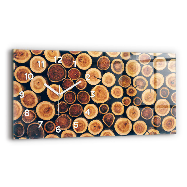 Orologio rettangolare Legna