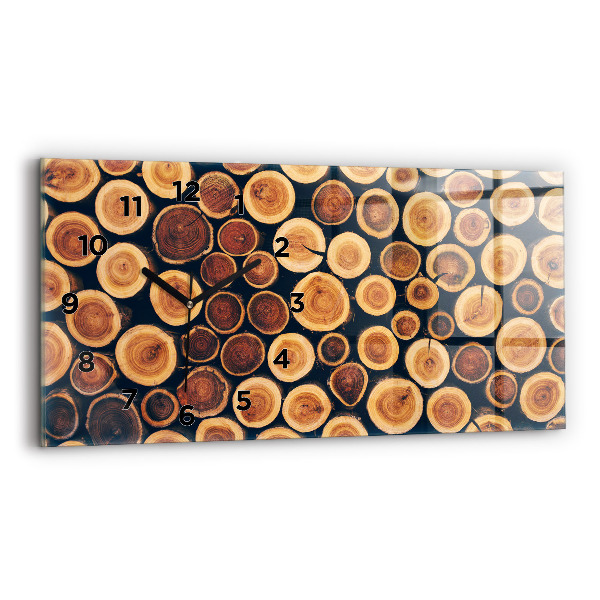 Orologio rettangolare Legna