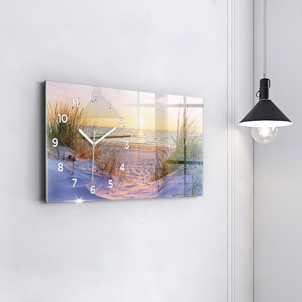 Orologio rettangolare Mare soleggiato polacco