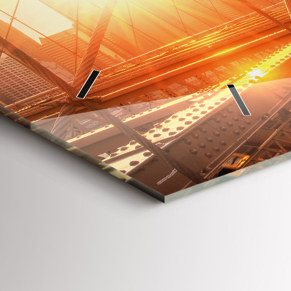 Orologio rettangolare Ponte di Brooklyn New York