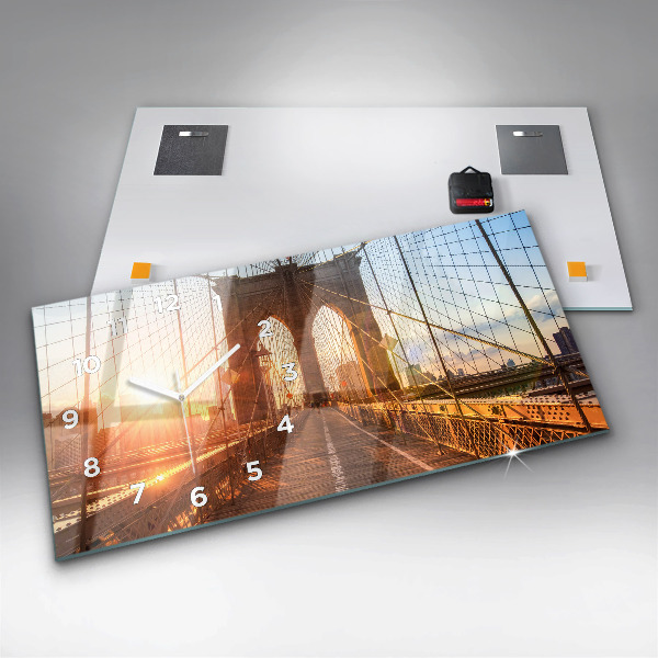 Orologio rettangolare Ponte di Brooklyn New York