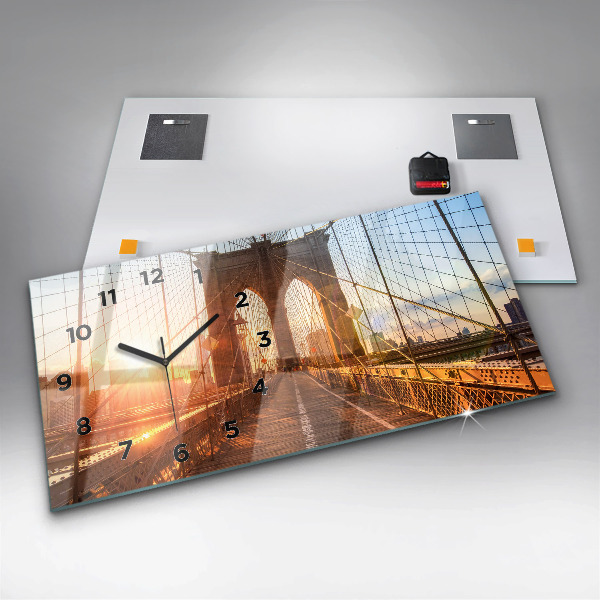 Orologio rettangolare Ponte di Brooklyn New York