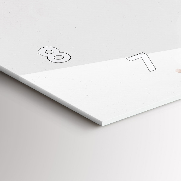 Orologio rettangolare Visualizzazione della chitarra