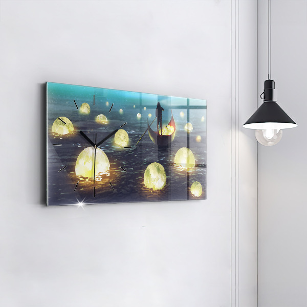 Orologio rettangolare Astrazione