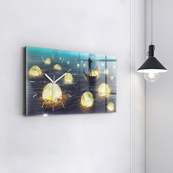 Orologio rettangolare Astrazione