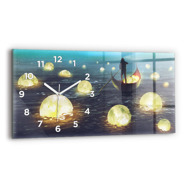 Orologio rettangolare Astrazione