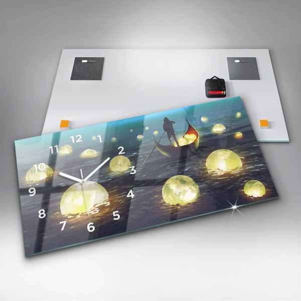 Orologio rettangolare Astrazione