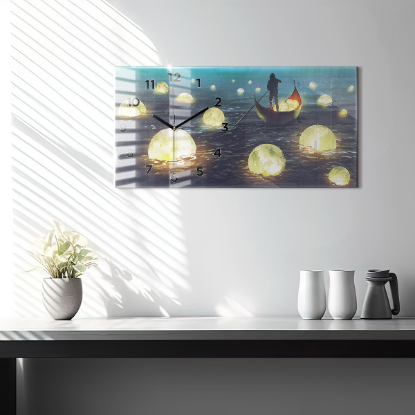 Orologio rettangolare Astrazione