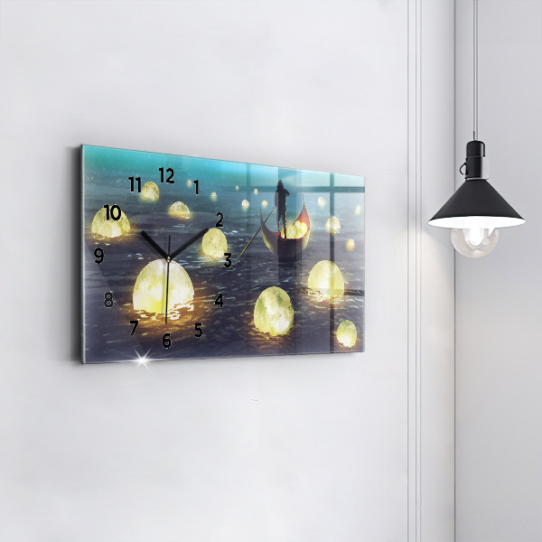 Orologio rettangolare Astrazione