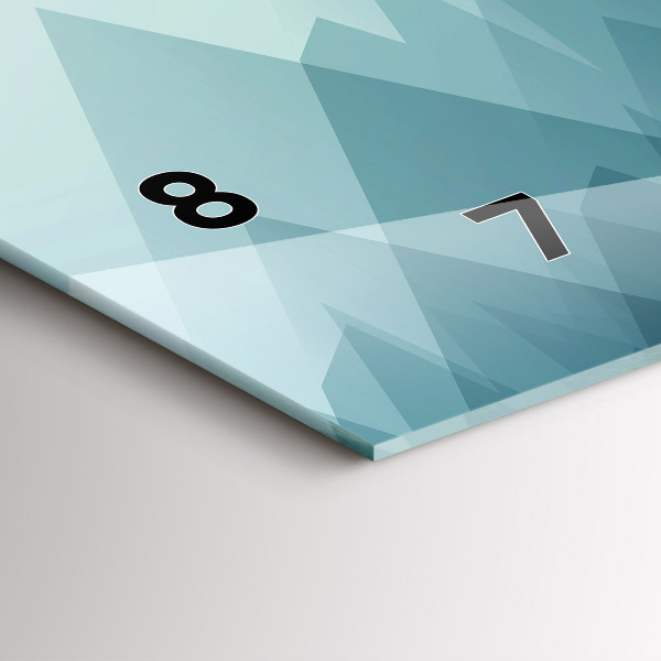 Orologio rettangolare Figure geometriche