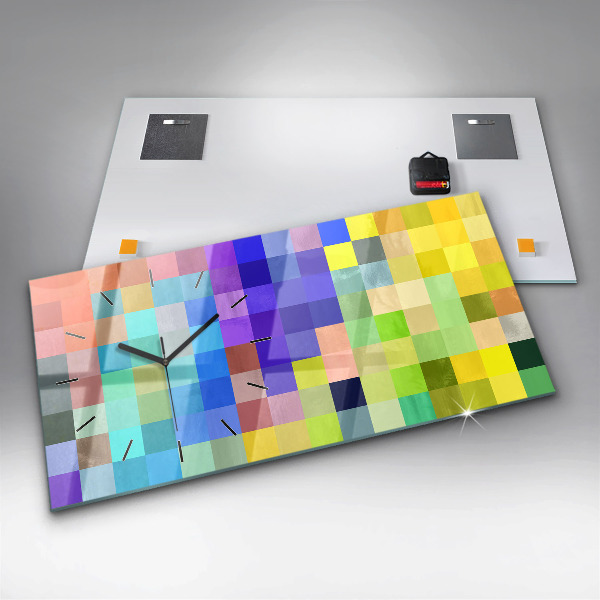 Orologio rettangolare Composizione dei quadrati