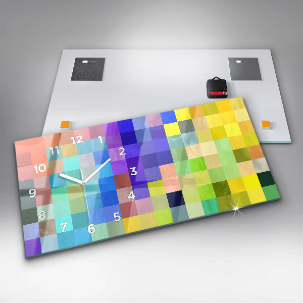 Orologio rettangolare Composizione dei quadrati