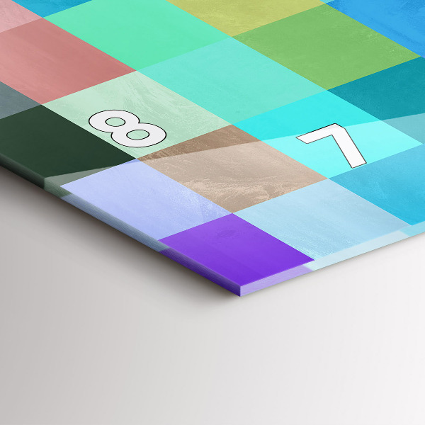 Orologio rettangolare Composizione dei quadrati