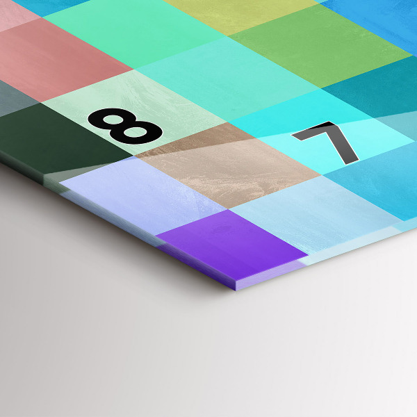 Orologio rettangolare Composizione dei quadrati