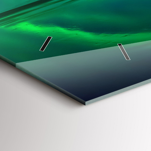 Orologio rettangolare aurora boreale