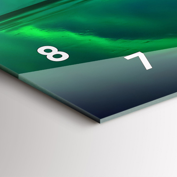 Orologio rettangolare aurora boreale