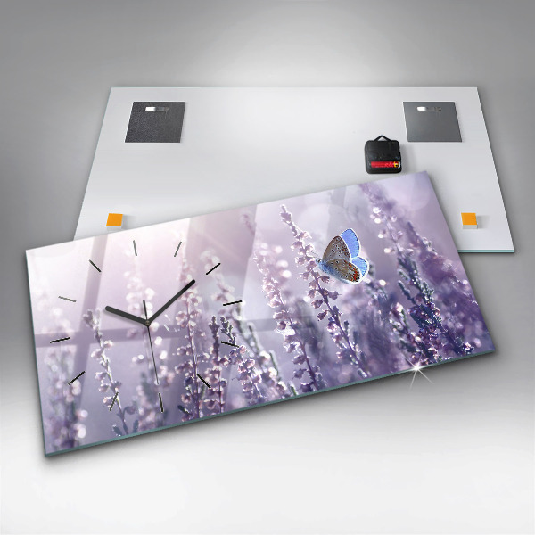 Orologio rettangolare Astrazione