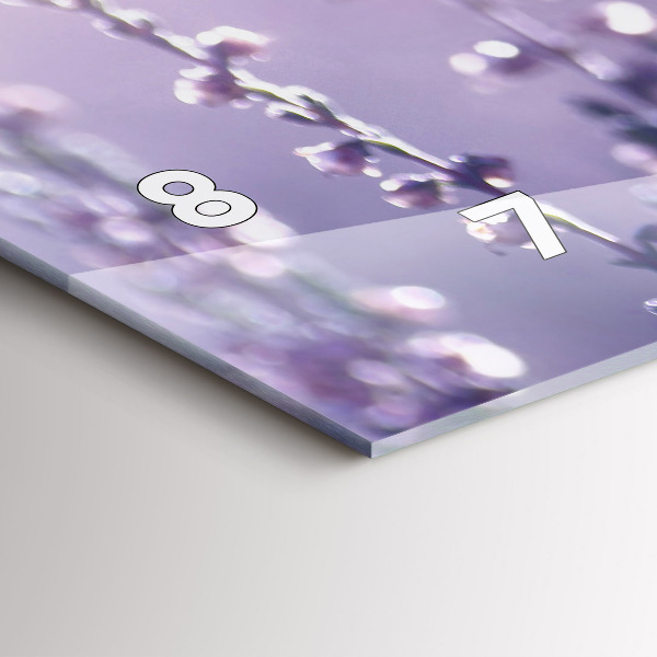 Orologio rettangolare Astrazione