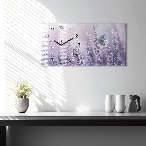 Orologio rettangolare Astrazione