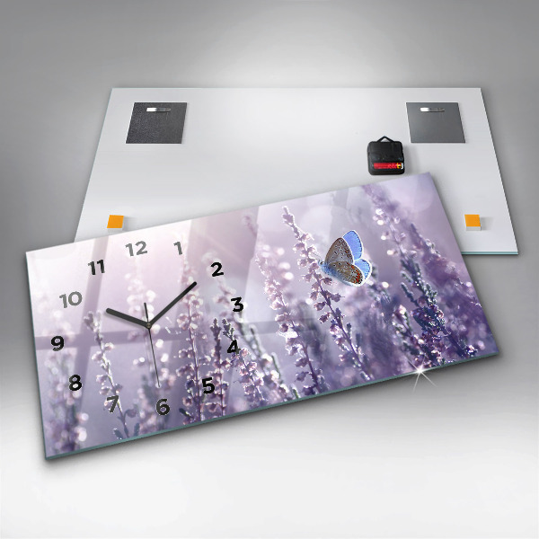 Orologio rettangolare Astrazione