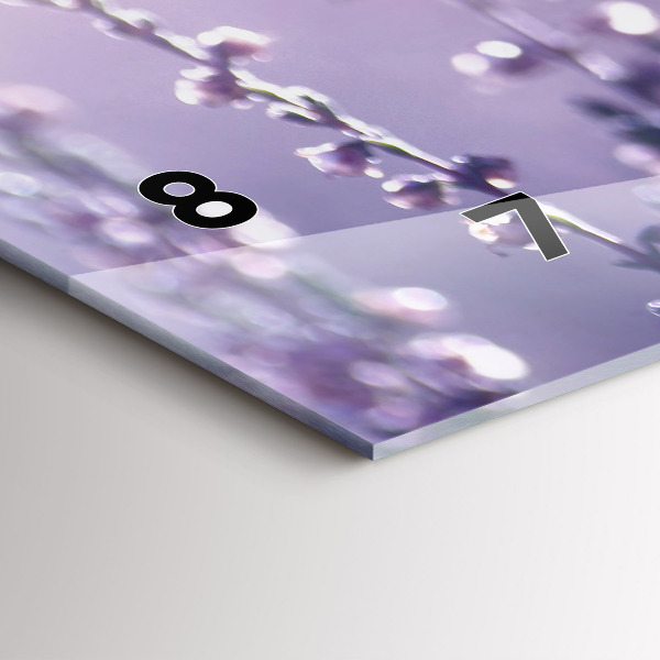 Orologio rettangolare Astrazione