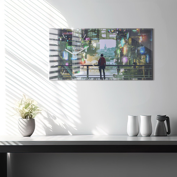 Orologio rettangolare Il cyberpunk