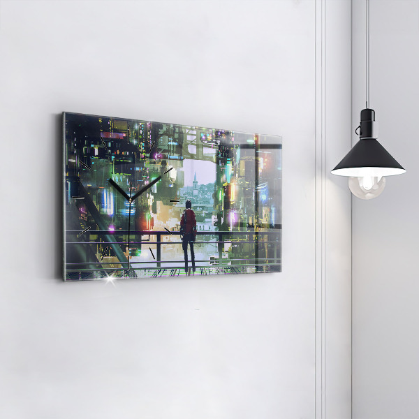 Orologio rettangolare Il cyberpunk