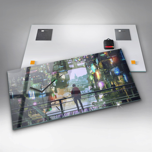 Orologio rettangolare Il cyberpunk