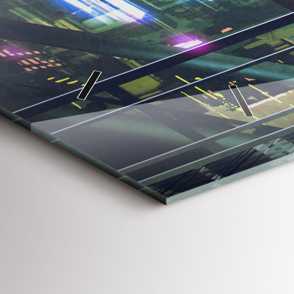 Orologio rettangolare Il cyberpunk