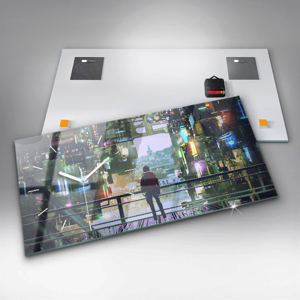 Orologio rettangolare Il cyberpunk