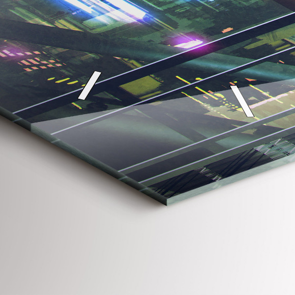 Orologio rettangolare Il cyberpunk