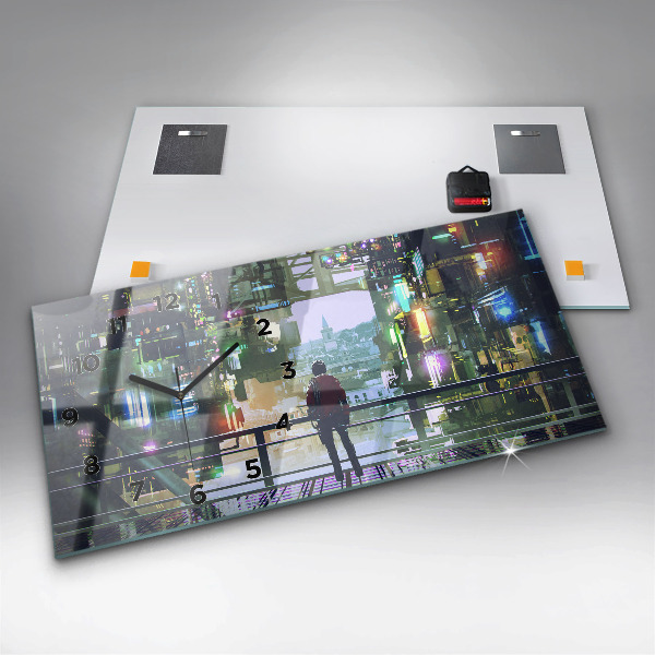 Orologio rettangolare Il cyberpunk