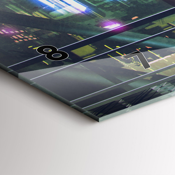 Orologio rettangolare Il cyberpunk