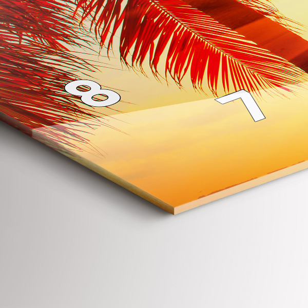 Orologio rettangolare Vacanze Relax Estate