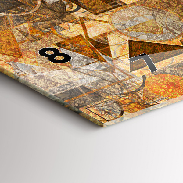 Orologio rettangolare Forme geometriche