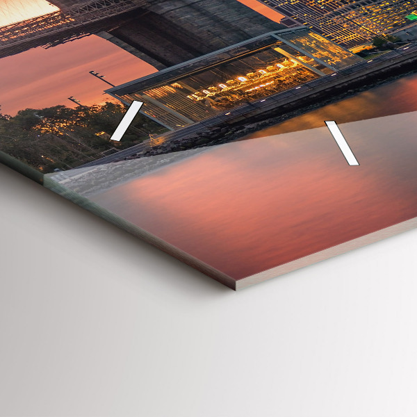 Orologio rettangolare Fiume orientale di New York