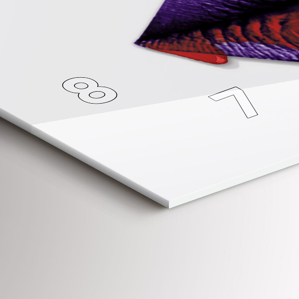 Orologio rettangolare collage surrealista