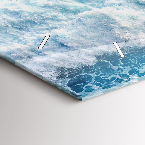 Orologio rettangolare Onde dell'oceano