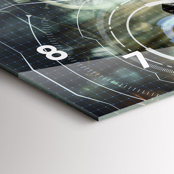 Orologio rettangolare Soldato con una pistola