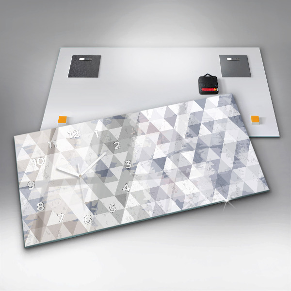 Orologio rettangolare Motivo geometrico