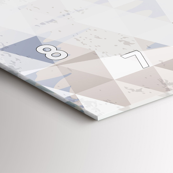 Orologio rettangolare Motivo geometrico