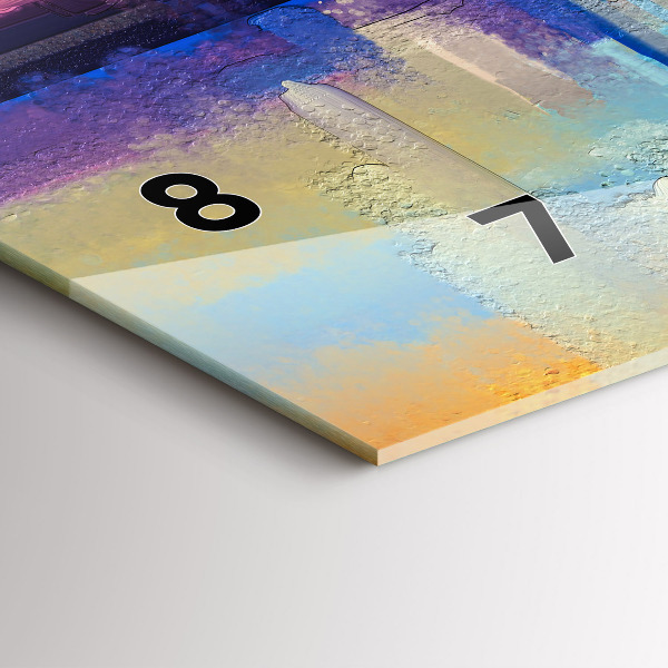 Orologio rettangolare Paesaggio marino