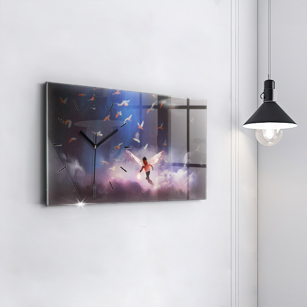 Orologio rettangolare Ragazzo con le ali
