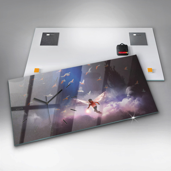 Orologio rettangolare Ragazzo con le ali