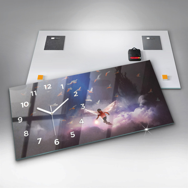 Orologio rettangolare Ragazzo con le ali