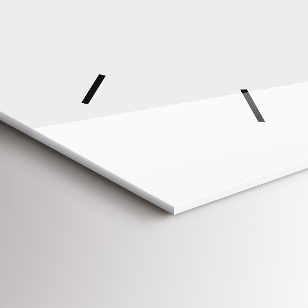 Orologio rettangolare Profilo del cavallo dipinto