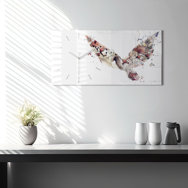 Orologio rettangolare Vista astratta