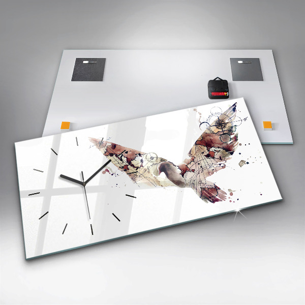 Orologio rettangolare Vista astratta