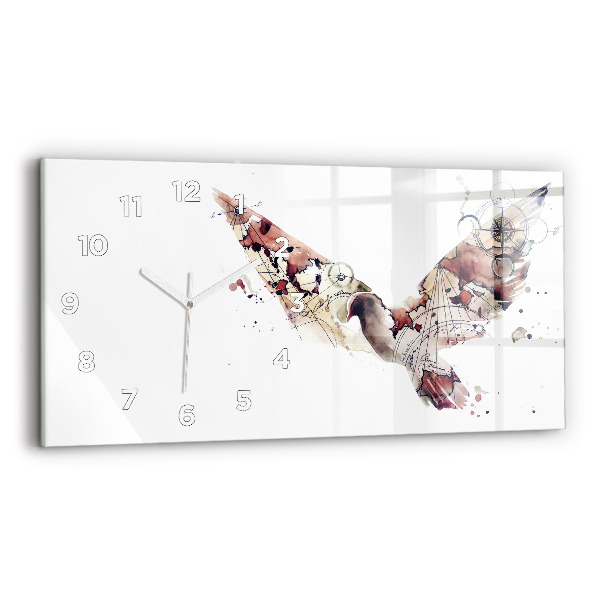 Orologio rettangolare Vista astratta